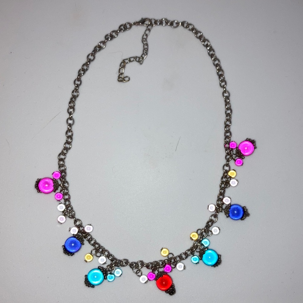 Rainbow Bead Necklace